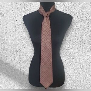 Stafford Men's Diagonal Geometric Silk Tie